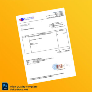 Indonesia PT Eltasa Prima Konsulta Invoice Template in Word and PDF formats