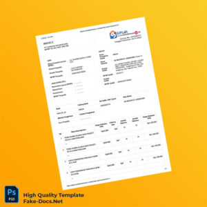 Indonesia PT Eureka Bookhouse Invoice Template in Word and PDF formats 3 page