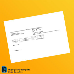 Indonesia PT Formasi Agung Selaras Invoice Template in Word and PDF formats