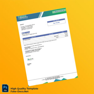 Indonesia PT Indonesia Trans Network Invoice Template in Word and PDF formats