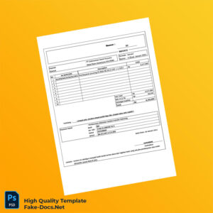 Indonesia PT Kalimantan Sawit Kusuma Invoice Template in Word and PDF formats 4 page