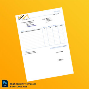 Indonesia PT Karsa Indah Mandiri Invoice Template in Word and PDF formats 2 page