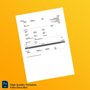 Indonesia PT OYO Rooms Indonesia Invoice Template in Word and PDF formats