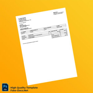 Indonesia PT Trinusa Travelindo Invoice Template in Word and PDF formats