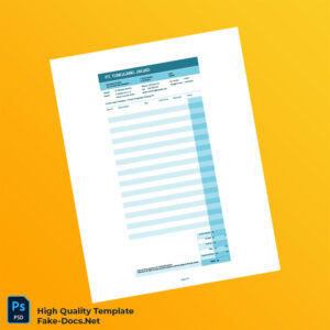 Indonesia PT Tunggang Jagad Invoice Template in Word and PDF formats 7 page