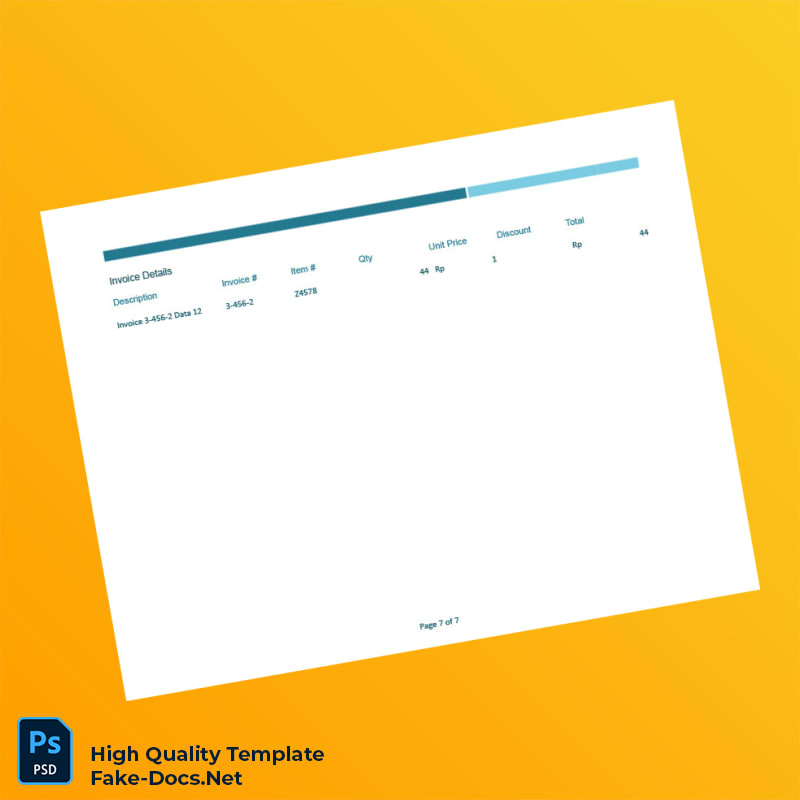 Indonesia PT Tunggang Jagad Invoice Template in Word and PDF formats 7 page Indonesia PT Tunggang Jagad Invoice Template in Word and PDF formats 7 page