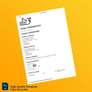 Indonesia Peaceful Hooligan Invoice Template in Word and PDF formats 2 page