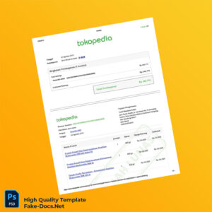 Indonesia Penerbit ANDI Invoice Template in Word and PDF formats 2 page