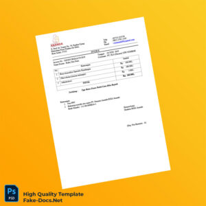 Indonesia RSIA Ananda Invoice Template in Word and PDF formats 5 page