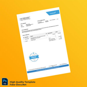 Indonesia RSUD Kota Serang Invoice Template in Word and PDF formats 3 page