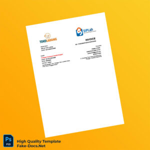 Indonesia SIPLah Toko Ladang Invoice Template in Word and PDF formats