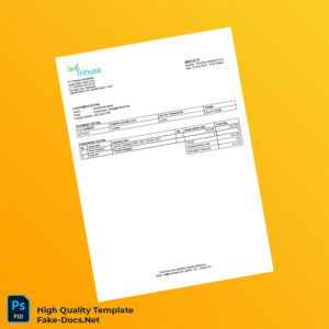 Indonesia Traveloka Invoice Template in Word and PDF formats