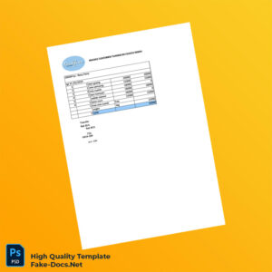 Indonesia Tuangeun Ceuceu Rindu Invoice Template in Word and PDF formats 3 page