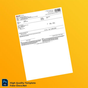 Indonesia Zapplerepair Invoice Template in Word and PDF formats