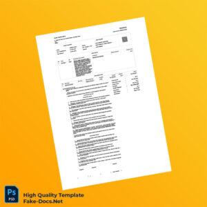 Indonesia iColor Invoice Template in Word and PDF formats