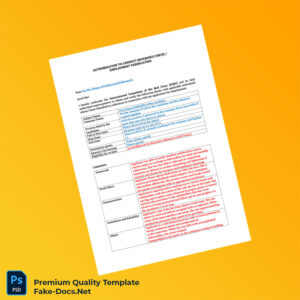 International Committee of the Red Cross Employment Verification Letter Template (Word & PDF) 2 page