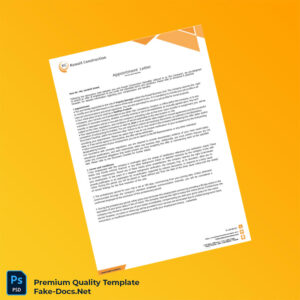 KCC Employment Verification Letter Template (Word & PDF) 6 page