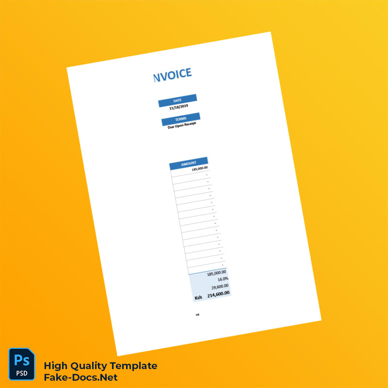 Kenya Sceptrewood Ventures Invoice Template in Word and PDF formats 4 page Kenya Sceptrewood Ventures Invoice Template in Word and PDF formats 4 page