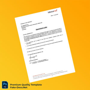 LabourNet Services India Pvt Ltd Employment Verification Letter Template (Word & PDF) 6 page