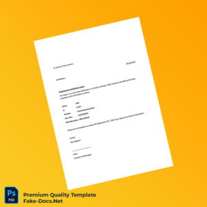 Malaysia ABC Industries Employment Verification Letter Template (Word & PDF)