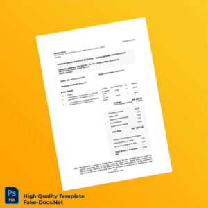 Malaysia EdSportsZone Invoice Template in Word and PDF formats 2 page