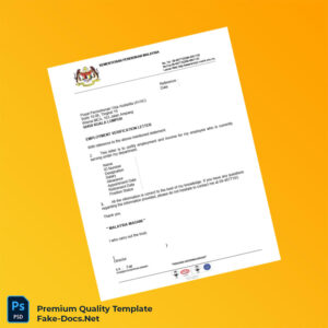 Malaysia KEMENTERIAN PENDIDIKAN MALAYSIA Employment Verification Letter Template (Word & PDF) Malaysia KEMENTERIAN PENDIDIKAN MALAYSIA Employment Verification Letter Template (Word & PDF)