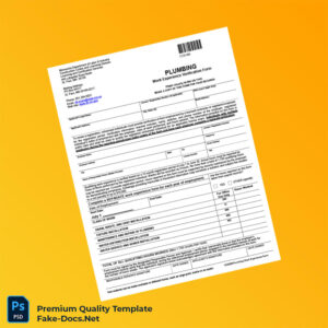 Minnesota Plumbing Work Experience Verification Form Template (Word & PDF) 2 page Minnesota Plumbing Work Experience Verification Form Template (Word & PDF) 2 page