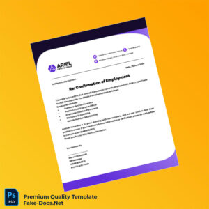 Namibia Ariel Crypto Trade Employment Verification Letter Template (Word & PDF) Namibia Ariel Crypto Trade Employment Verification Letter Template (Word & PDF)