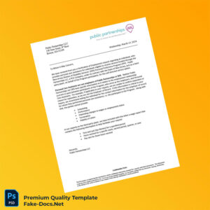 New Jersey Public Partnerships LLC Employment Verification Letter Template (Word & PDF) New Jersey Public Partnerships LLC Employment Verification Letter Template (Word & PDF)