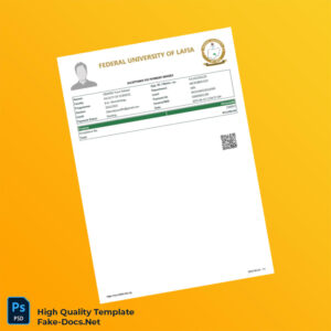 Nigeria Federal University of Lafia Invoice Template in Word and PDF formats Nigeria Federal University of Lafia Invoice Template in Word and PDF formats