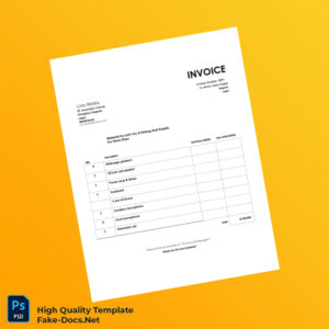 Nigeria Linx Media Invoice Template in Word and PDF formats Nigeria Linx Media Invoice Template in Word and PDF formats