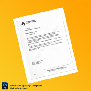 OINP Employment Verification Letter Template (Word & PDF) 6 page