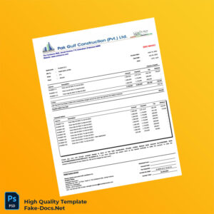 Pakistan Habib Bank Limited Invoice Template in Word and PDF formats Pakistan Habib Bank Limited Invoice Template in Word and PDF formats
