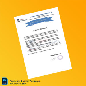 Pakistan Onlines Consultants Employment Verification Letter Template (Word & PDF) Pakistan Onlines Consultants Employment Verification Letter Template (Word & PDF)