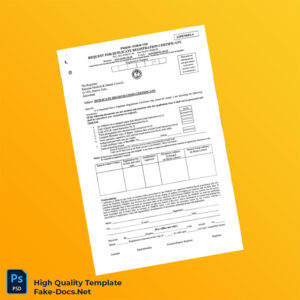 Pakistan Pakistan Medical Dental Council Duplicate Registration Certificate Template in Word and PDF formats 2 page Pakistan Pakistan Medical Dental Council Duplicate Registration Certificate Template in Word and PDF formats 2 page