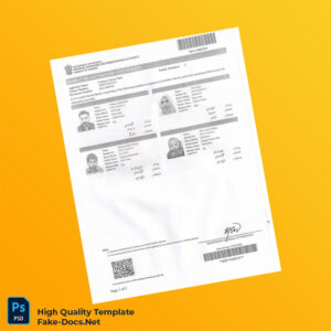 Pakistan Registrar General of Pakistan Editable Family Registration Certificate Template in Word and PDF formats Pakistan Registrar General of Pakistan Editable Family Registration Certificate Template in Word and PDF formats