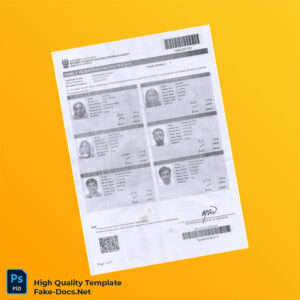 Pakistan Registrar General of Pakistan Family Registration Certificate Template in Word and PDF formats Pakistan Registrar General of Pakistan Family Registration Certificate Template in Word and PDF formats