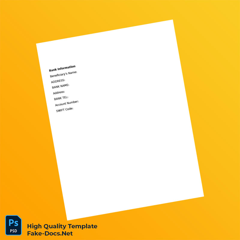 Pakistan Sui Southern Gas Company Limited Performa Invoice Template in Word and PDF formats 2 page Pakistan Sui Southern Gas Company Limited Performa Invoice Template in Word and PDF formats 2 page