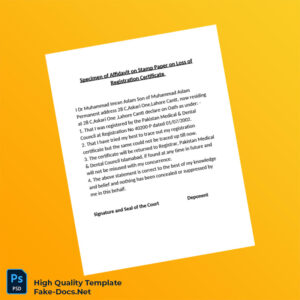 Pakistan Tax Authority Editable Registration Certificate Template in Word and PDF formats 2 page Pakistan Tax Authority Editable Registration Certificate Template in Word and PDF formats 2 page