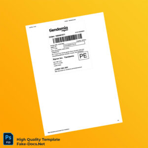 Peru Tiendamia Invoice Template in Word and PDF formats 2 page Peru Tiendamia Invoice Template in Word and PDF formats 2 page