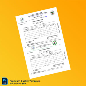 Philippines City Government of San Pablo Certificate of Registration Template (Word & PDF)