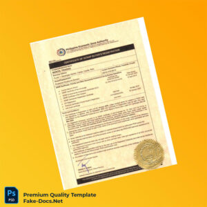 Philippines Department of Environment and Natural Resources Certificate of Scrap Buyer s Registration Template in Word and PDF f