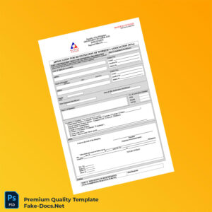 Philippines Department of Labor and Employment Registration Certificate Template (Word & PDF) 2 page