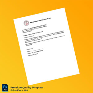 Philippines JLEARN LANGUAGE TUTORIAL SERVICES Employment Verification Letter Template (Word & PDF) Philippines JLEARN LANGUAGE TUTORIAL SERVICES Employment Verification Letter Template (Word & PDF)