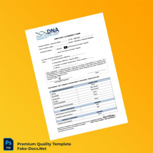 Philippines Jecren G Booc Employment Clearance Form Template (Word & PDF)