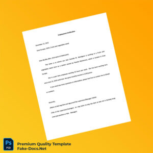 Philippines Pamela Monteroso Employment Verification Letter Template (Word & PDF) 2 page