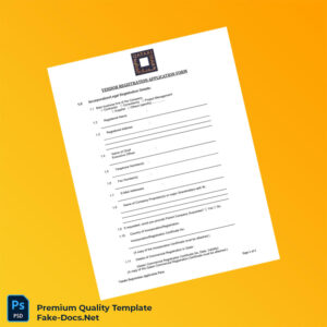 Qatar Vendor Registration Application Form Template (Word & PDF) 4 page