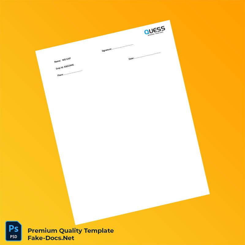 Qwess Corporation Salary Certificate Template (Word & PDF) 6 page Qwess Corporation Salary Certificate Template (Word & PDF) 6 page