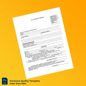 Registration Form Template (Word & PDF) 5 page