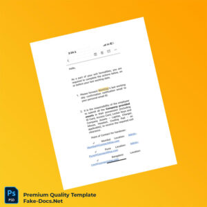 Reliving Letter Template (Word & PDF) 5 page